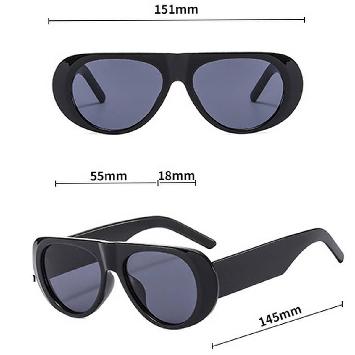Bold Wide-Leg Toad Sunglasses for Street Style_CWASG1175