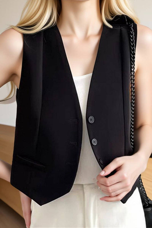 CWOV00107_SUMMER FASHION COMMUTING LAYERED SUIT VEST