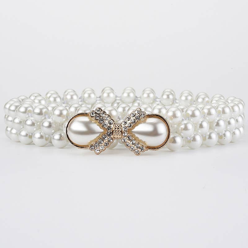 High-end princess-style pearl waist chain