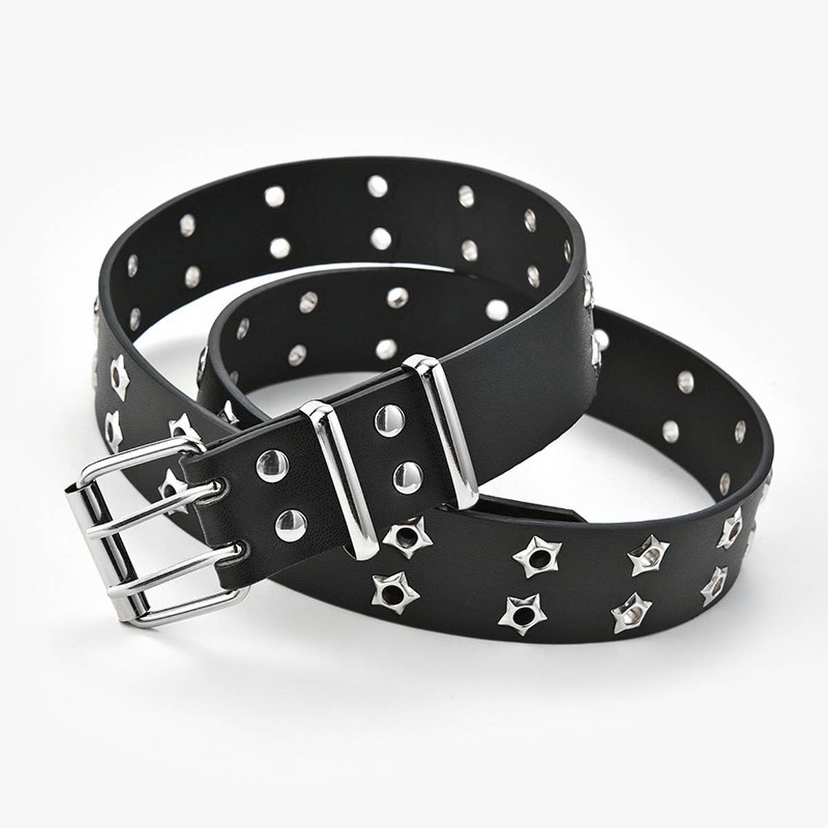 CWABE0873_FASHION STAR EYELET HOLLOW PUNK BELT