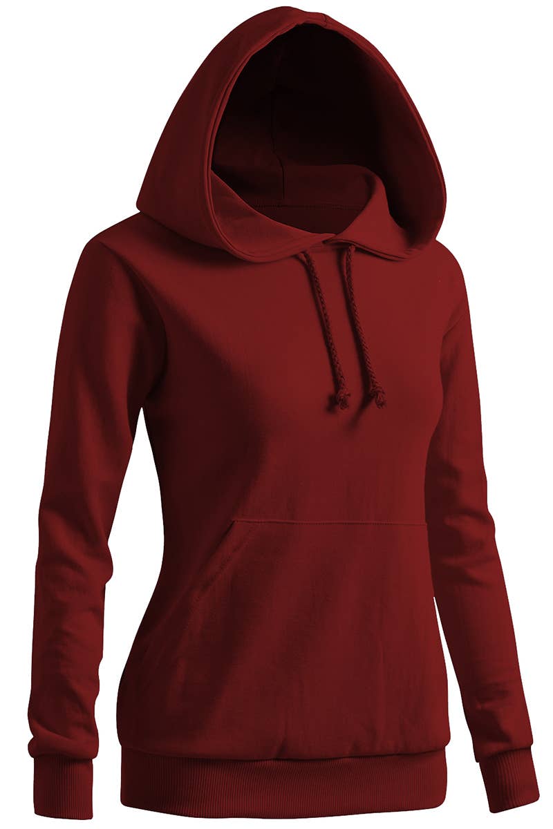 KWOHOL044_Basic Lightweight Pullover Hoodie