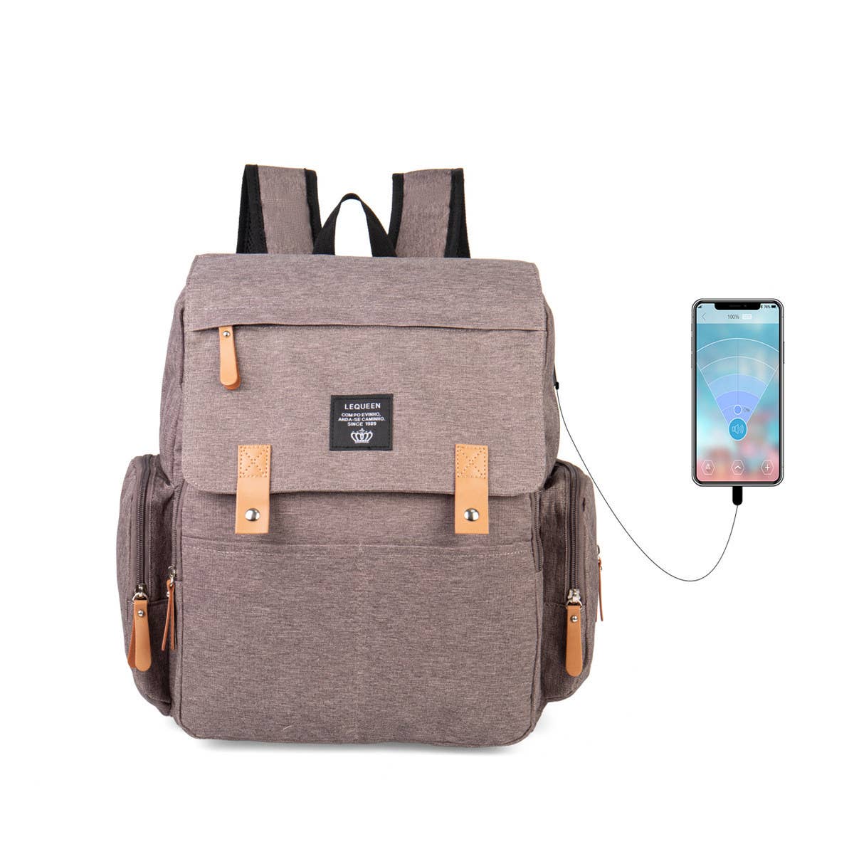 TRAVEL BACKPACK MOTHER AND BABY BAG_CWAB2224