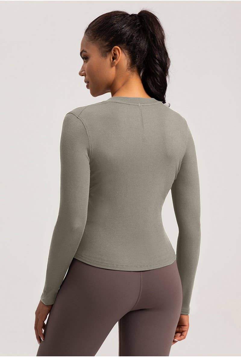 CWTBLL2921_MODAL SPORTS YOGA WEAR T-SHIRT TOP