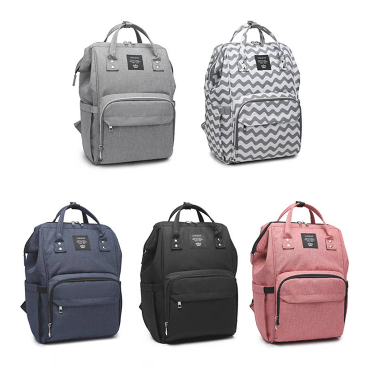 WATERPROOF LARGE CAPACITY MOTHER AND BABY BACKPACK_CWAB2223