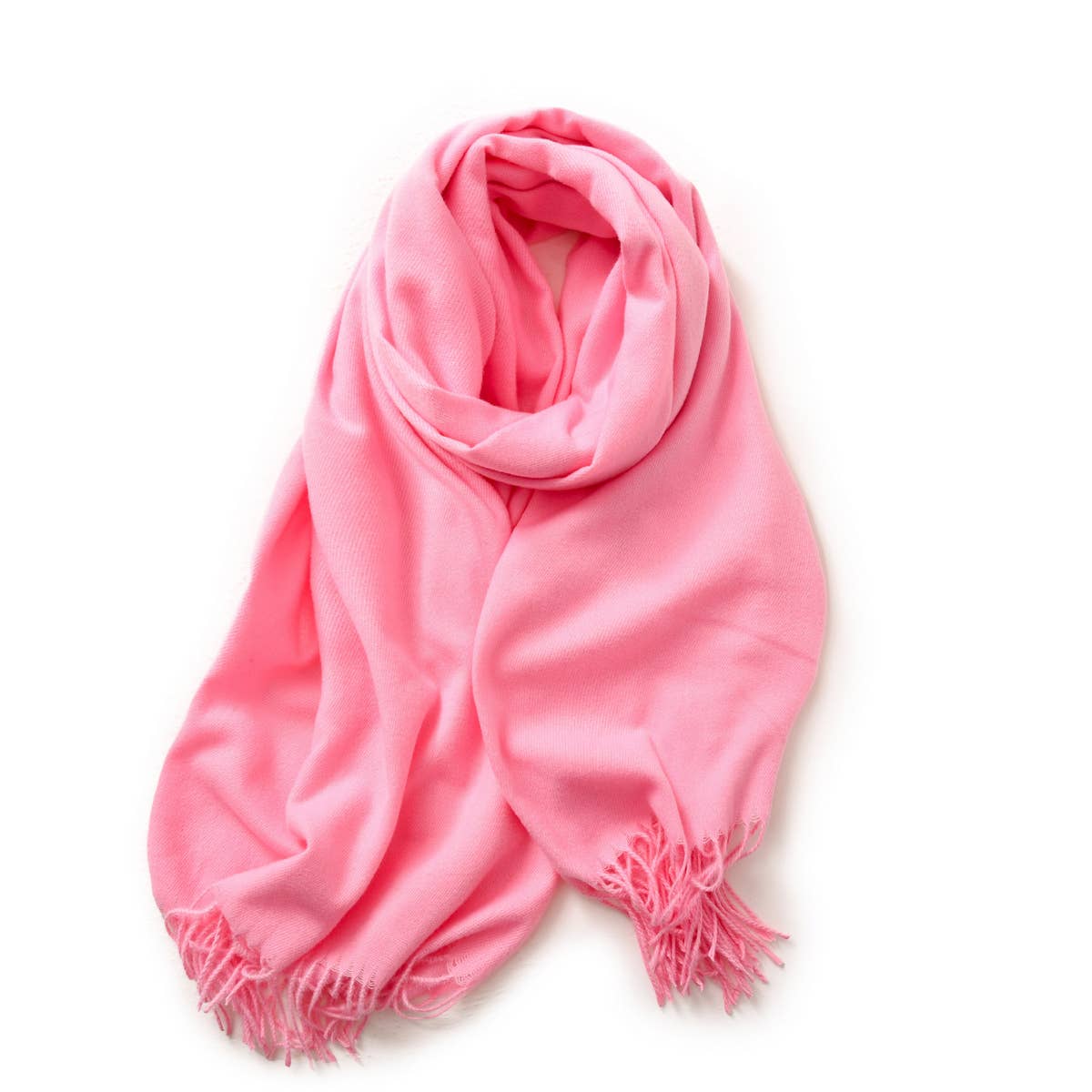 Winter Scarf Shawl - Soft Warm Fringe Design