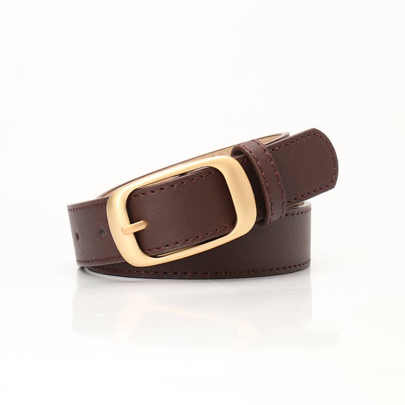 Minimalist and high-end needle-buckle belt