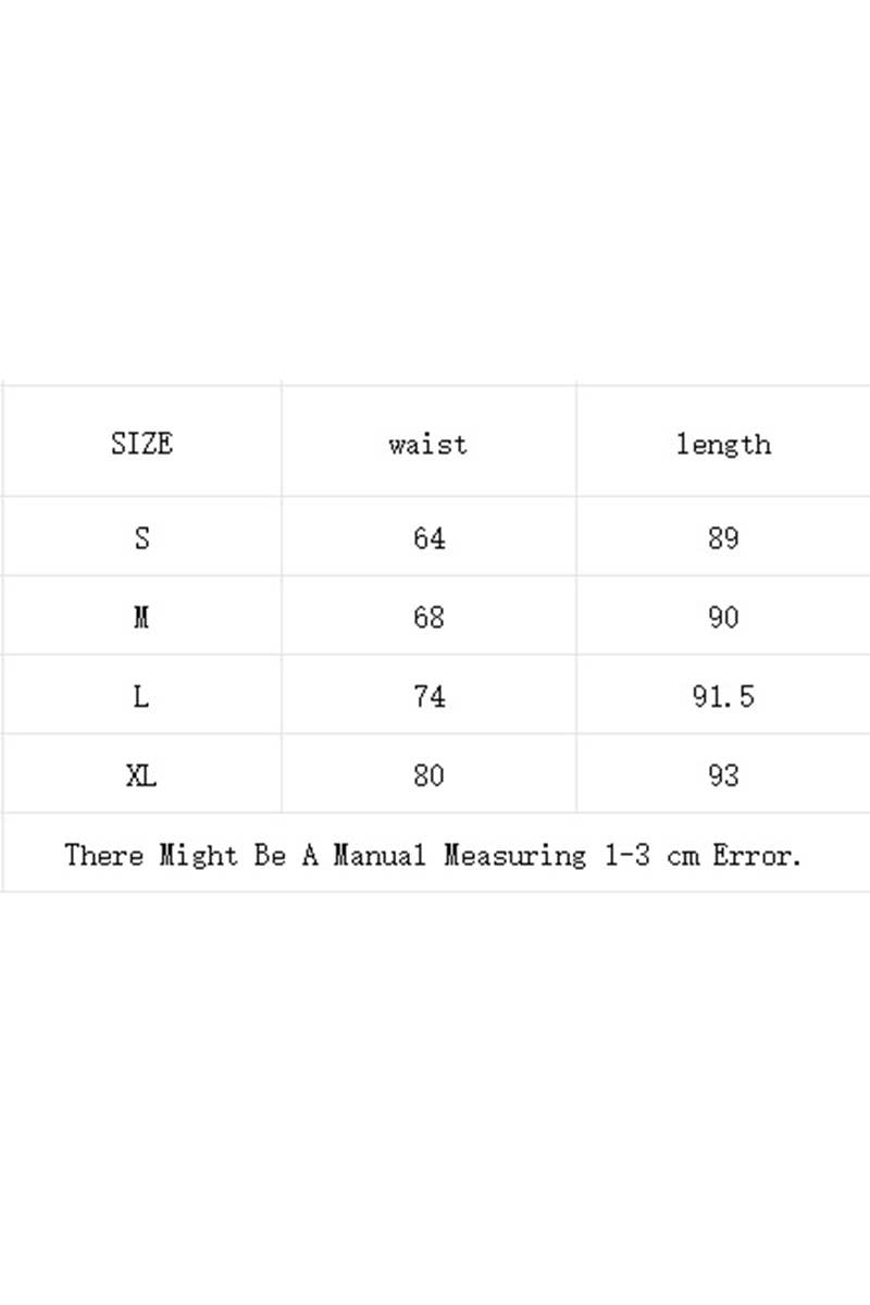 CWBLS0561_SUMMER NEW PRINTED LOOSE STITCHING BIG SWING SKIRT