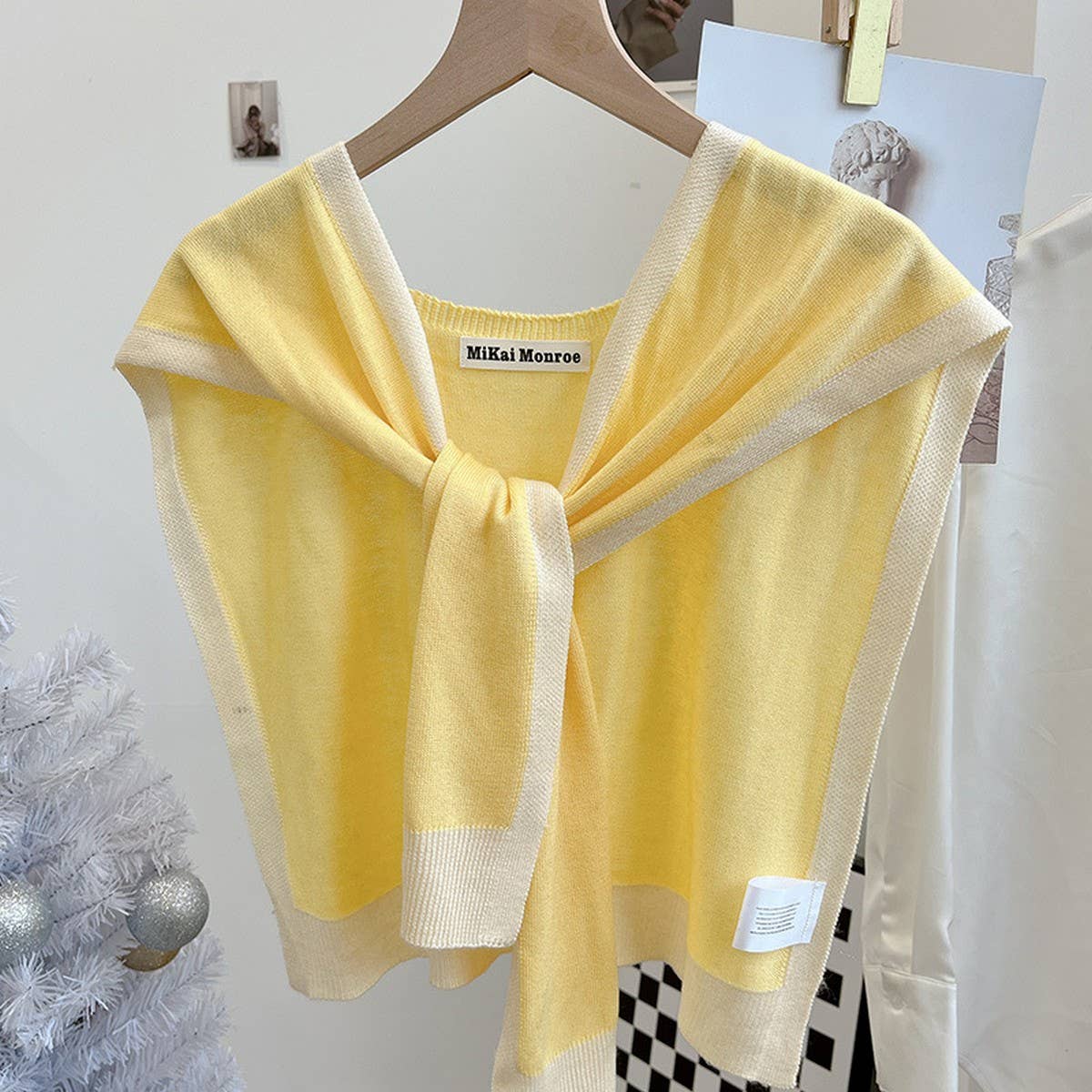 CWASC03119_KNIT CROSS SHAWL CAPE SCARF FOR WOMEN