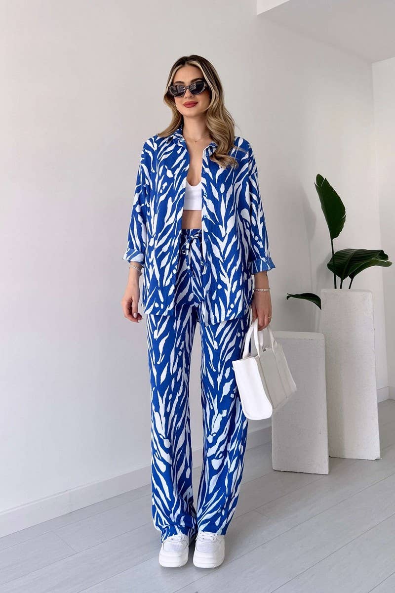 CWSS1062_SPRING WOMEN'S FASHION CASUAL TWO-PIECE SUIT