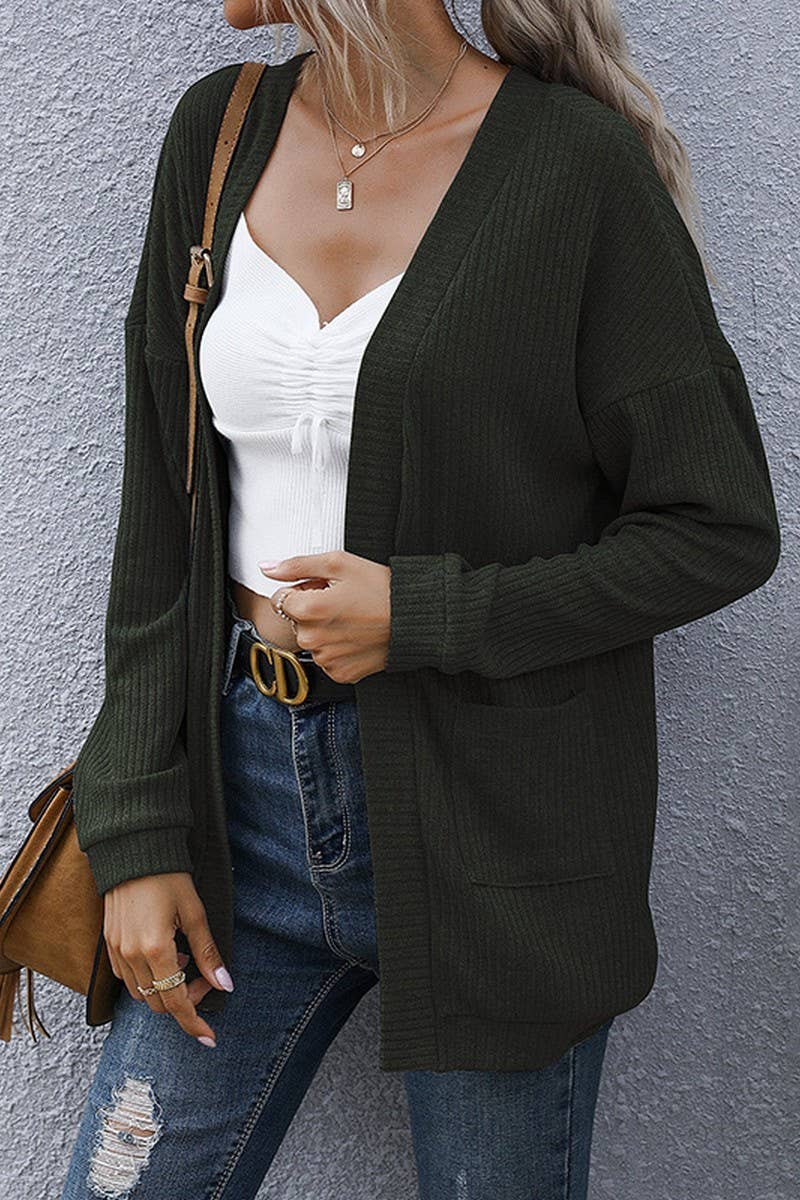 CWOCAL00585_LONG-SLEEVED SOLID COLOR LONG CARDIGAN