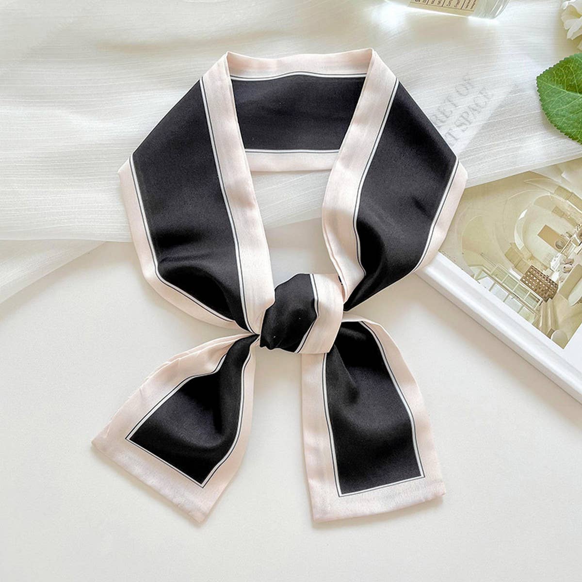 Long Thin Ribbon Scarf ? Ponytail, Neck, or Purse