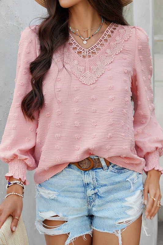 CWTBLL3594_SOLID COLOR JACQUARD OLIVE LONG SLEEVE SHIRT