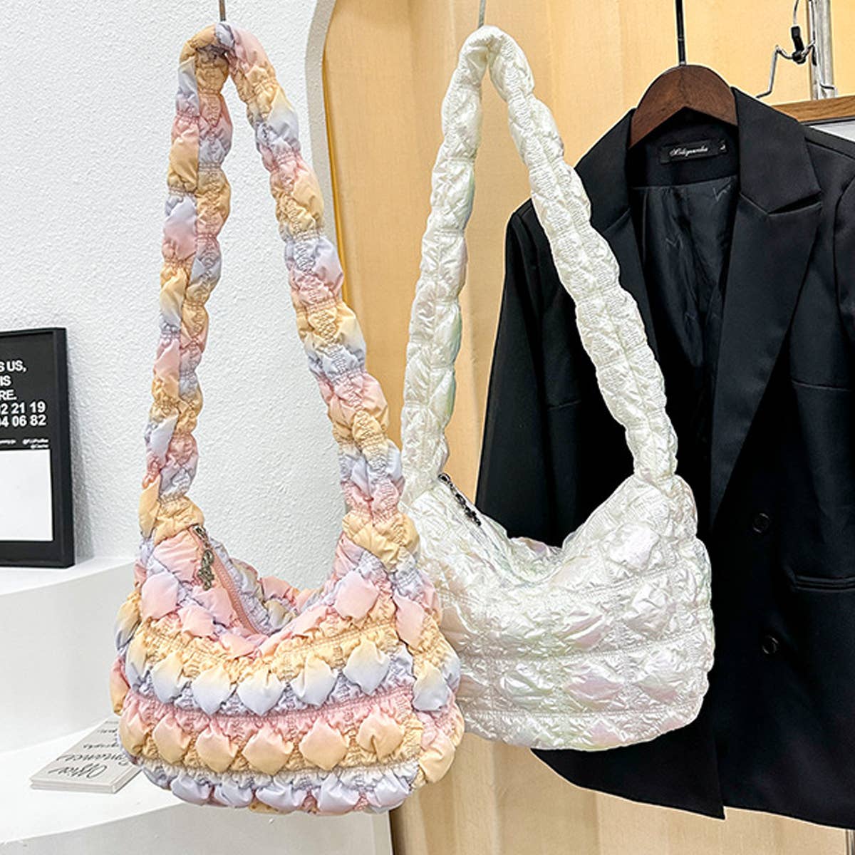 RAINBOW SERIES BIG CLOUD SHOULDER BAG_CWAB1753