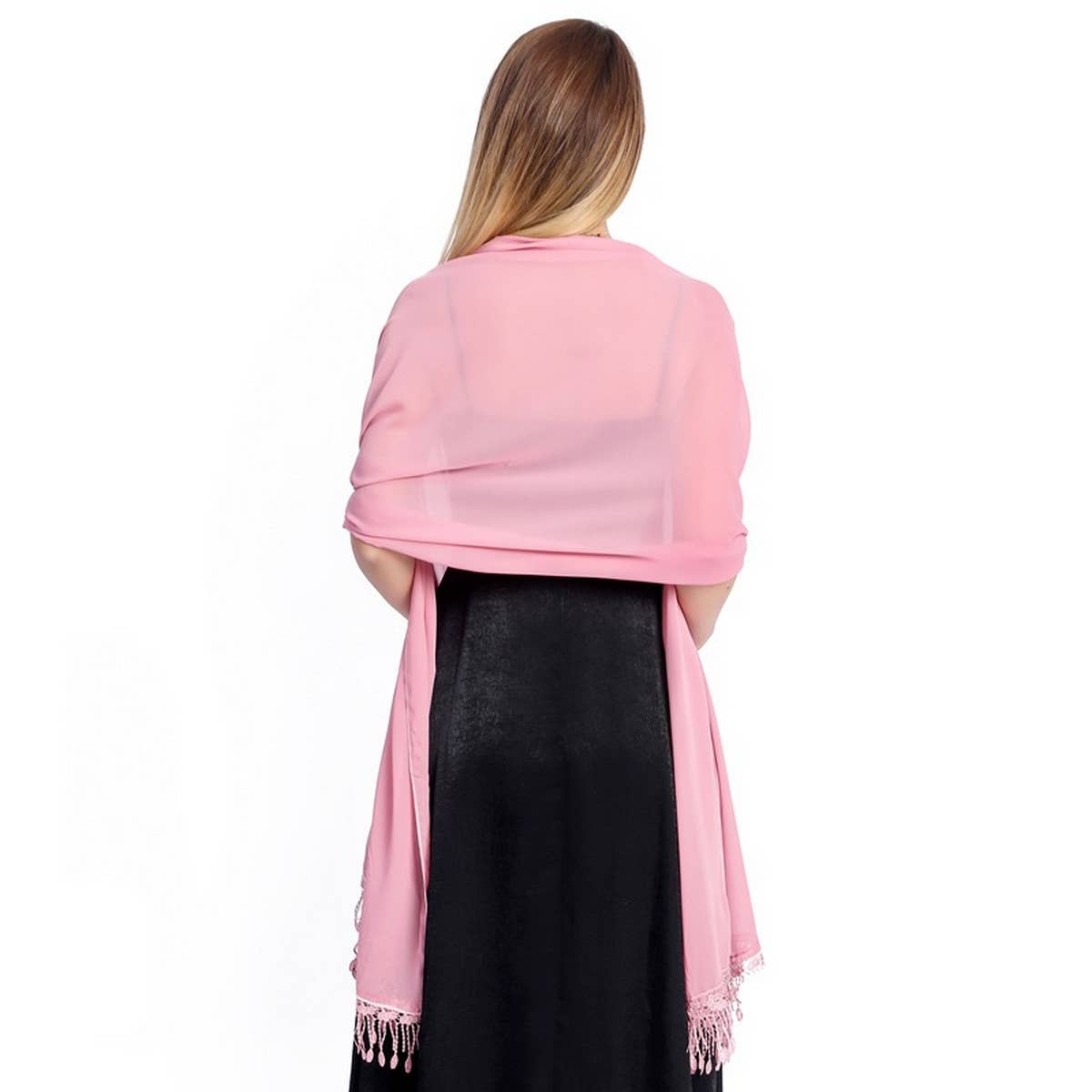 Lace Chiffon Shawl - Bridal & Evening Dress Wrap