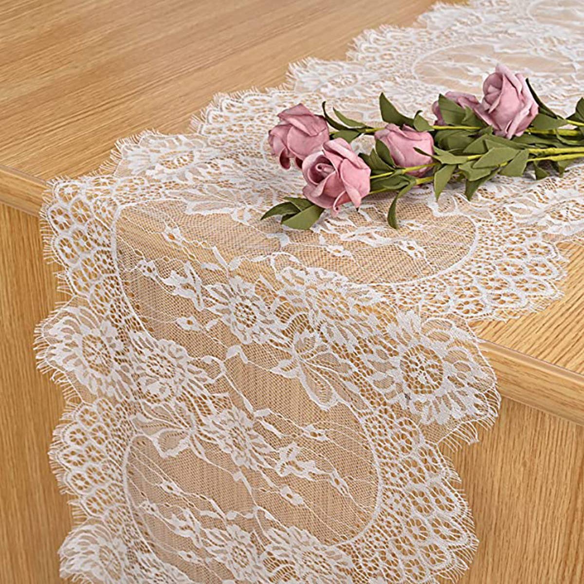 FAMILY DINING TABLE LACE TABLE RUNNER_CWMM1718