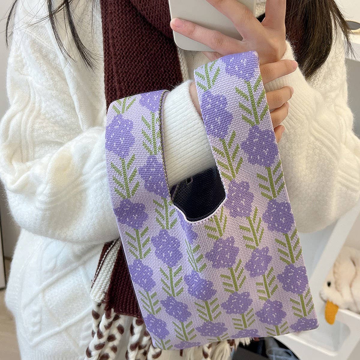 CUAB00620_STRIPED LARGE TOTE BAG WOMEN¡¯S SHOULDER HANDBAG