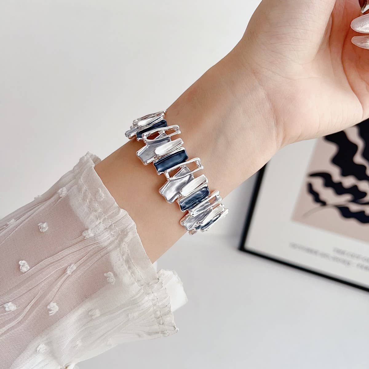 APPLE WATCH 8-1 GEOMETRIC CHAIN STRAP_CWWW0054
