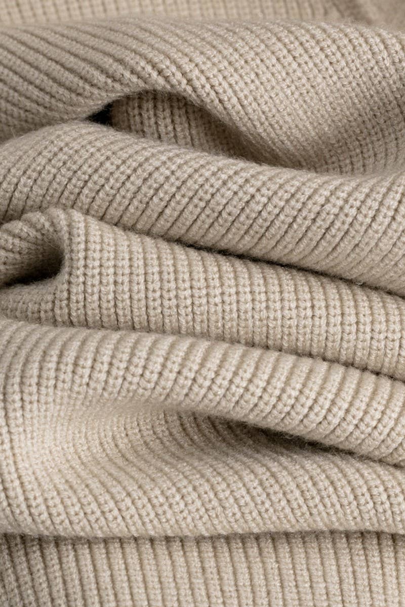 CWOCAL00669_SOLID LOOSE V NECK LONG KNIT CARDIGAN