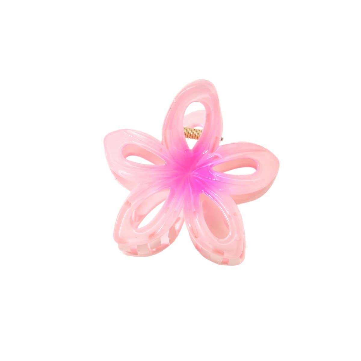 Hollow Gradient Flower Hair Claw Clips?Summer Clip
