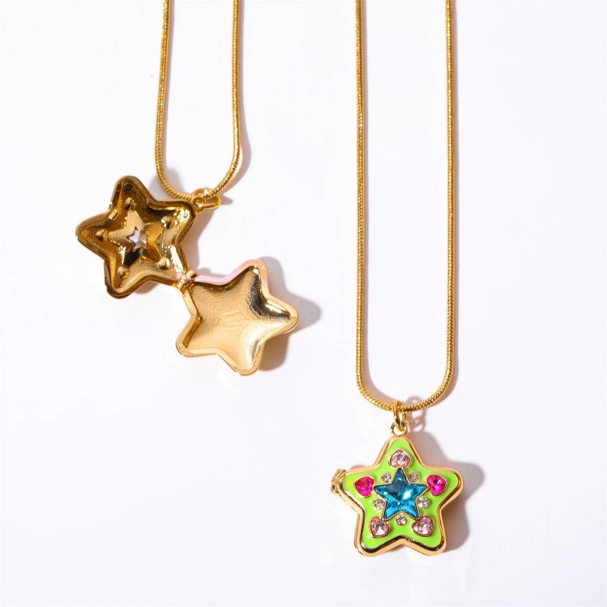 DOPAMINE LOVE RHINESTONE NECKLACE FOR WOMEN