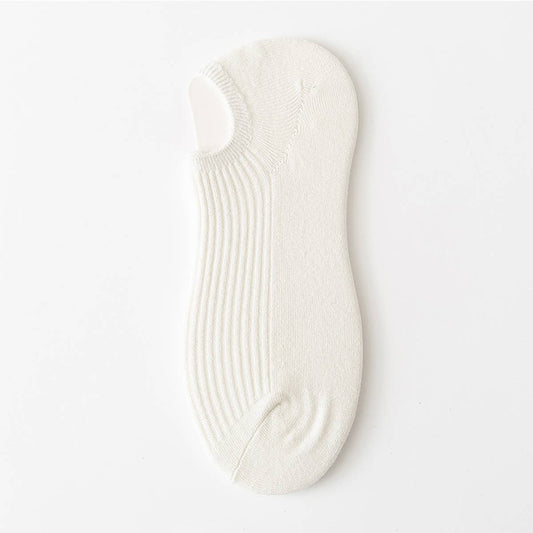 CWMS2465_SUMMER STRIPED SHALLOW INVISIBLE BOAT SOCKS