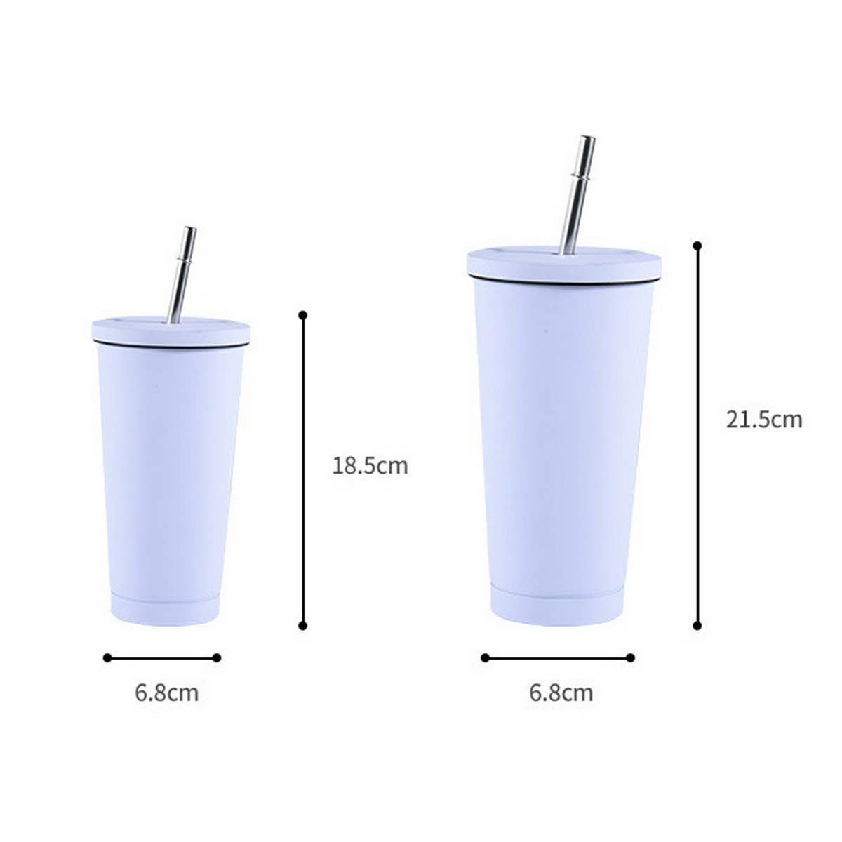 Double Wall 304 Car Tumbler with Straw 30oz