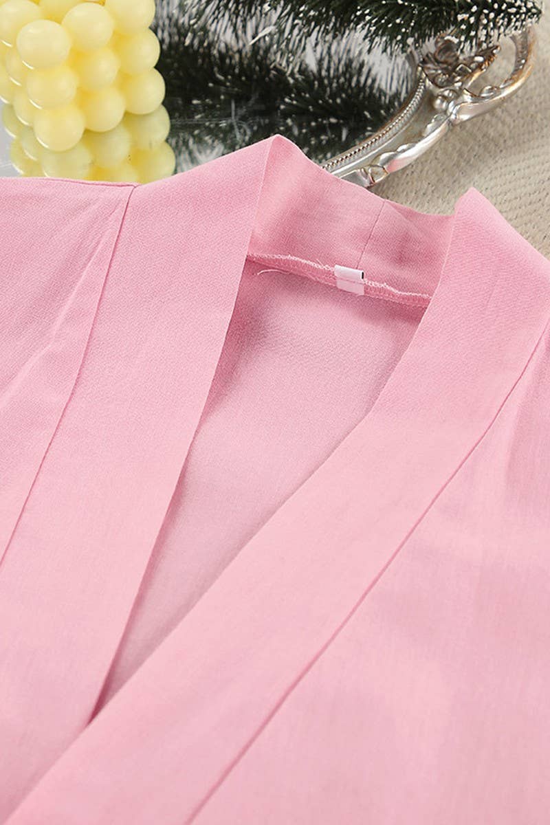 CWSPJ0304_PURE COTTON BREATHABLE LONG-SLEEVED NIGHTGOWN