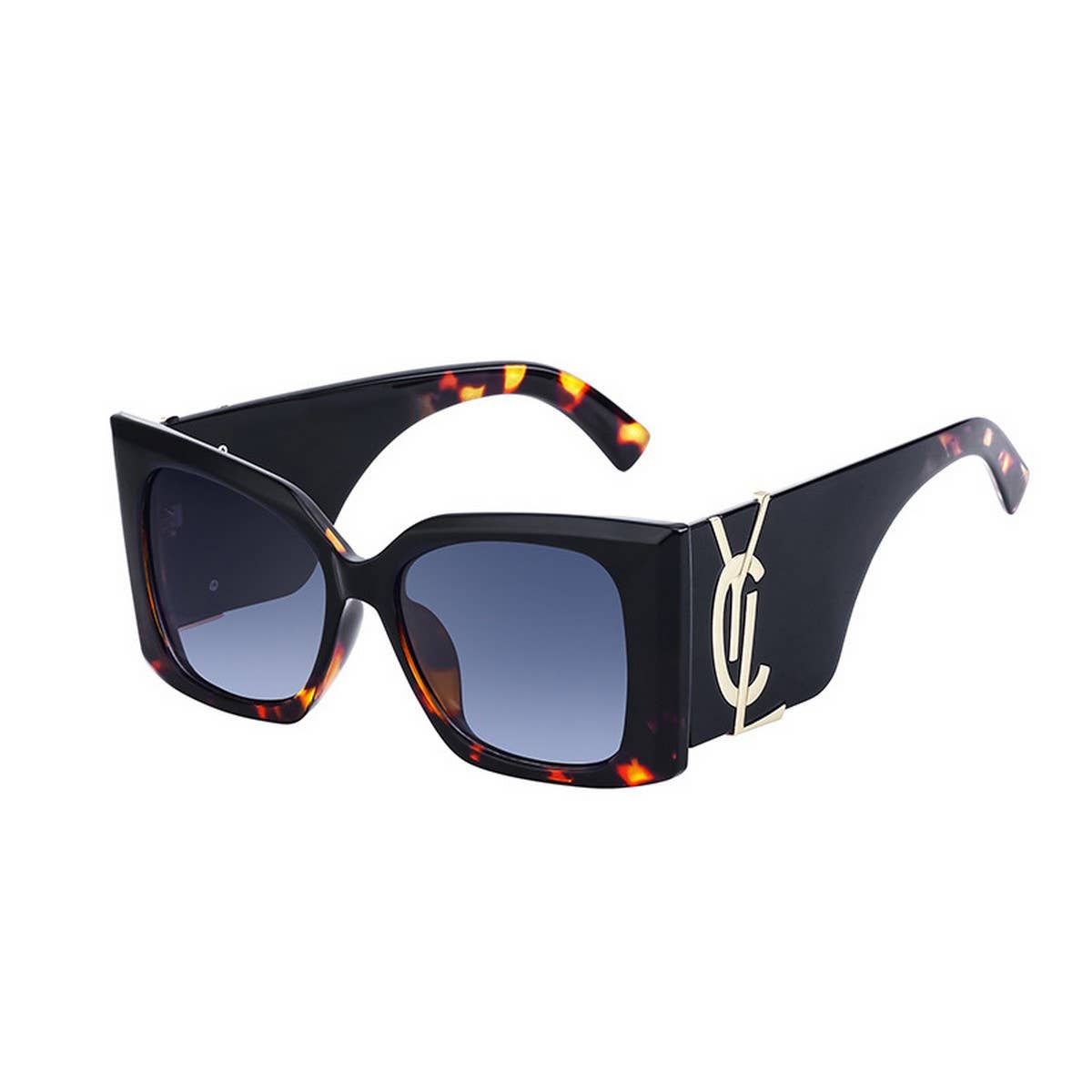 FASHION LARGE FRAME CAT-EYE SUNGLASSES_CWASG0572