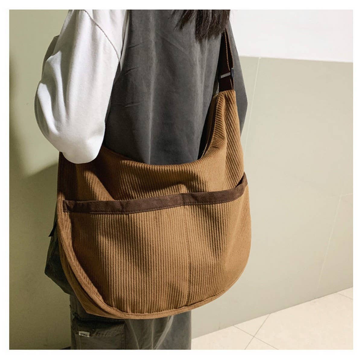 CWAB1960_SIMPLE ART STYLE CROSSBODY BAG