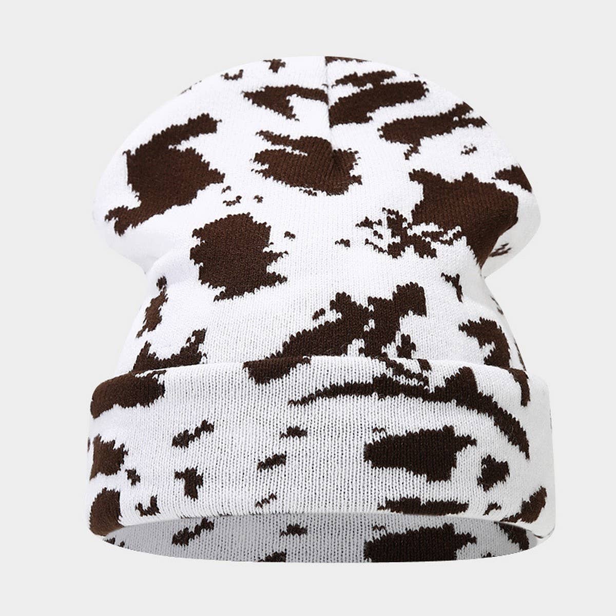 KOREAN STYLE EMBROIDERED LETTER KNITTED HAT_CWAH2119