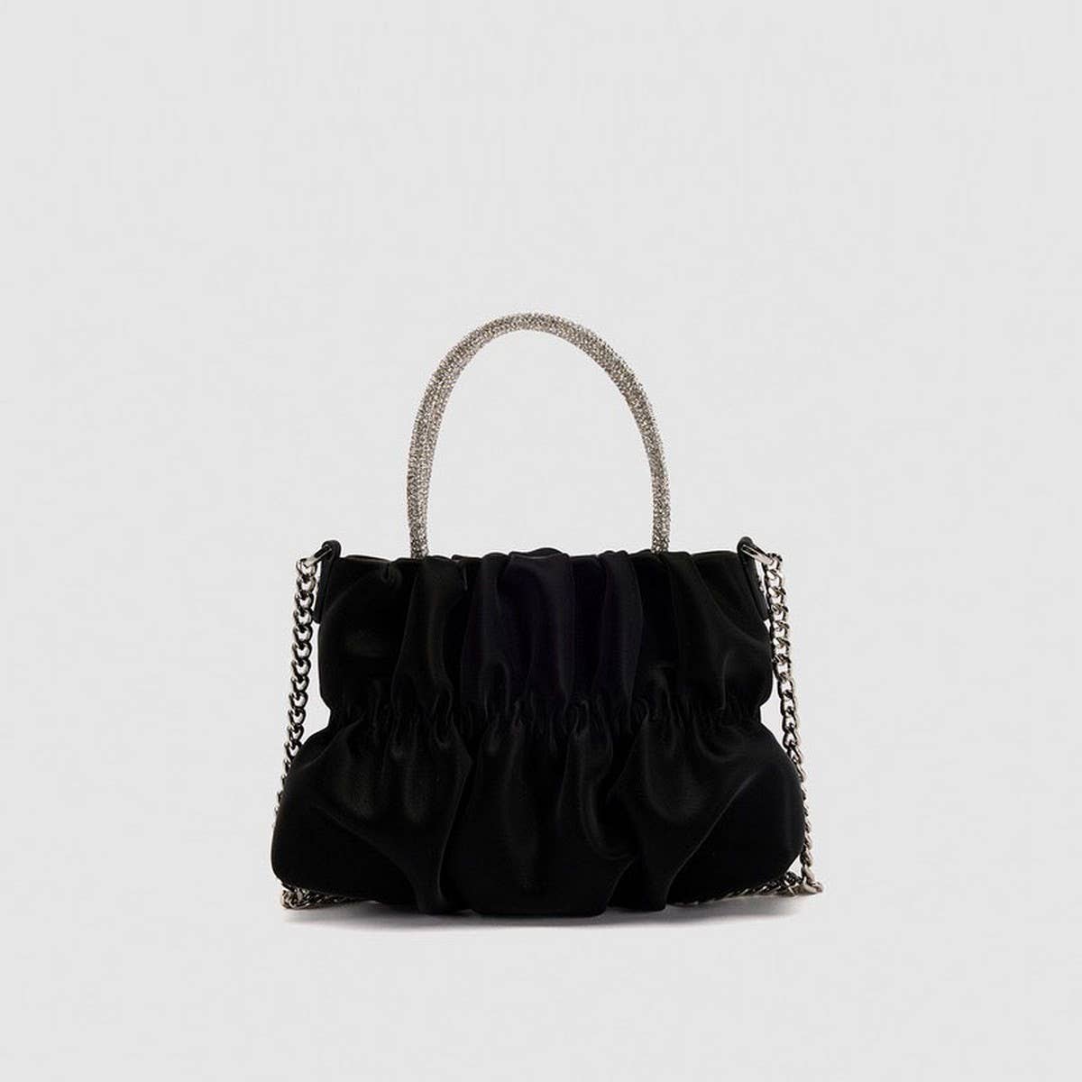 NEW STYLE HIGH-END PLEATED RHINESTONE SHOULDER BAG_CWAB3431