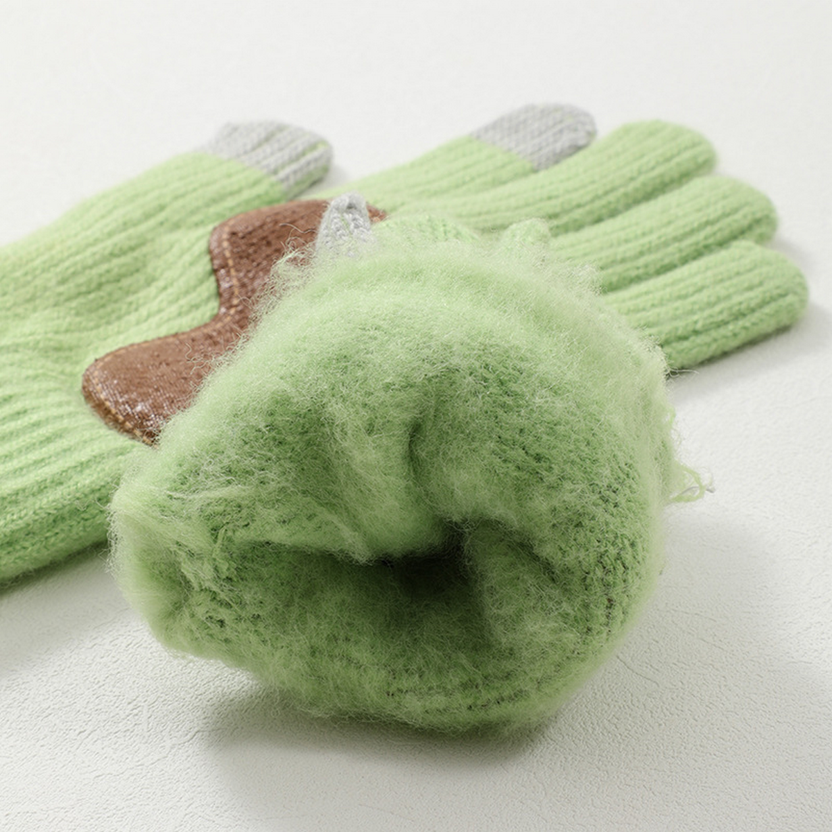 Outdoor Knit Gloves Winter Touchscreen Anti-Slip_CWAG0519