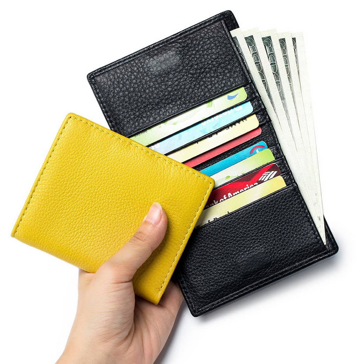 Women's Slim Leather Multi-Card Holder_CUAB00364