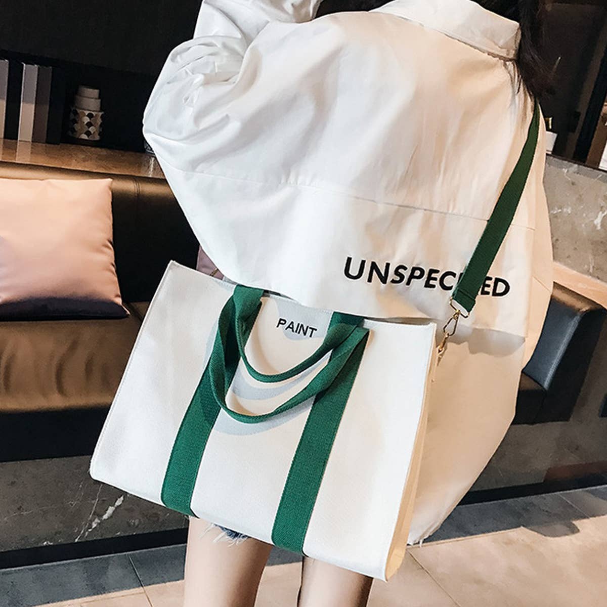 CWAB4844_FASHIONABLE COMMUTER LARGE CAPACITY SHOULDER BAG