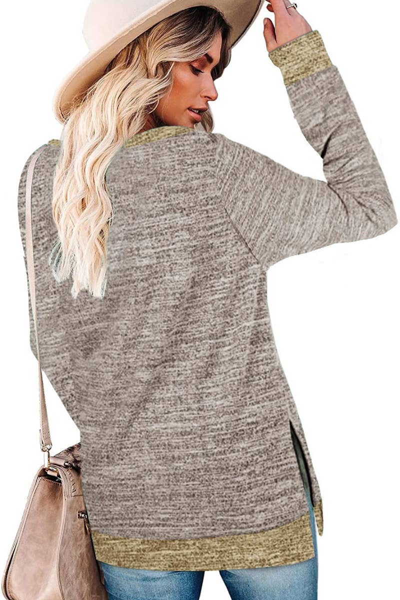 CWTBLL1889_CREW-NECK LONG-SLEEVED JUMPER WITH A SLIT