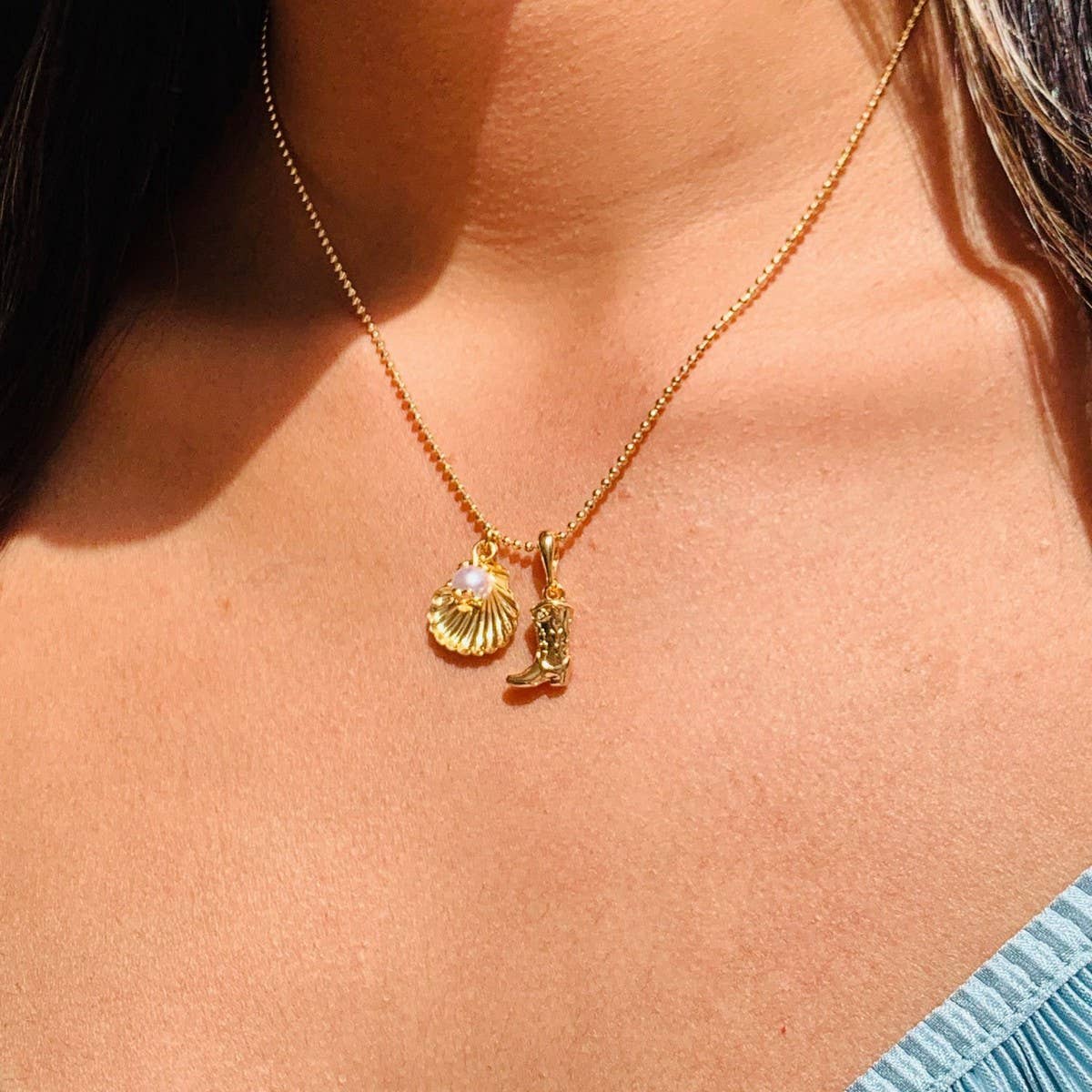 NEW CREATIVE RETRO PEARL PENDANT NECKLACE