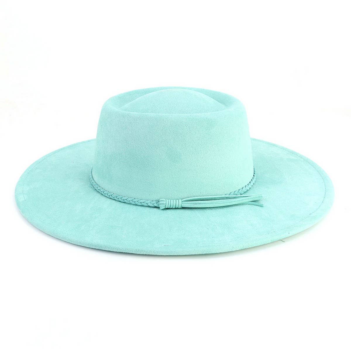 COUPLE WIDE BRIM HAT FLAT BRIM GENTLEMAN HAT_CWAH1771