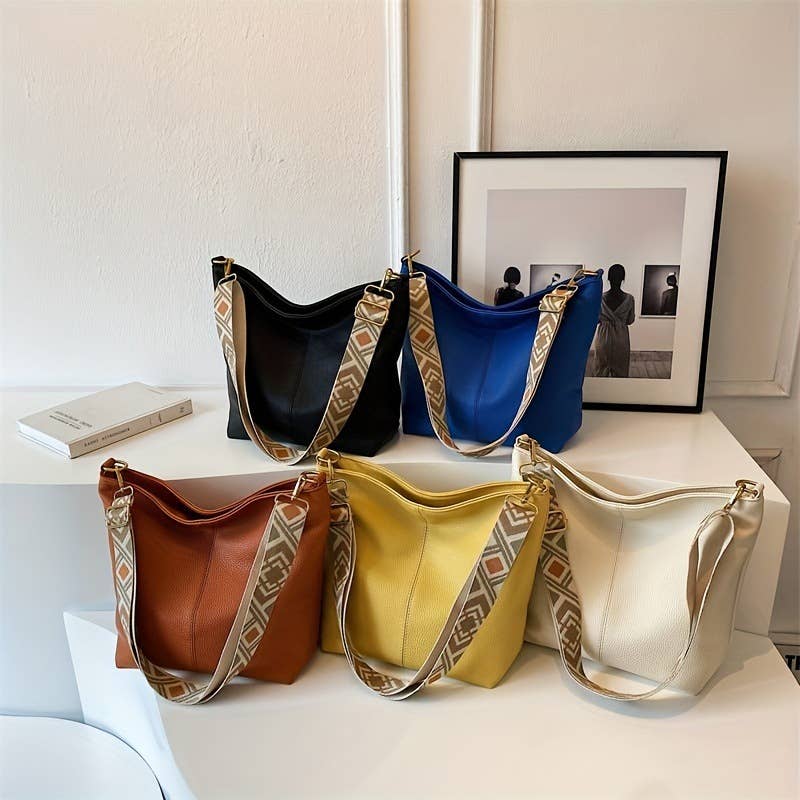 Simple versatile single-shoulder crossbody bag
