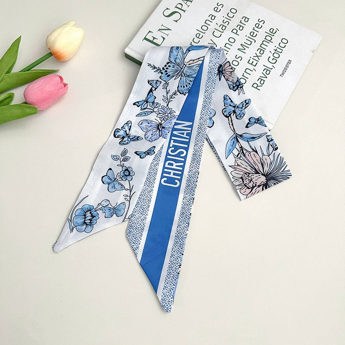 NEW HIGH-END FLORAL BUTTERFLY FASHION HEADBAND