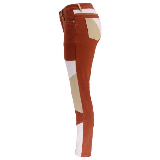 SPLICING STRAIGHT AND SLIM FITTING WIDE LEGS JEANS_CWJP0177