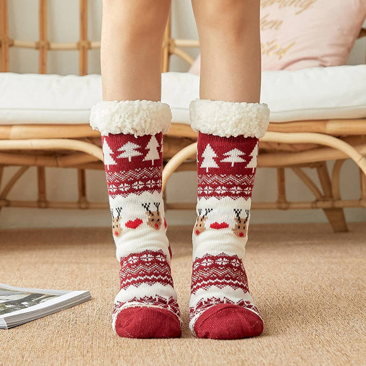HOME NON-SLIP PLUSH INDOOR SLIPPERS