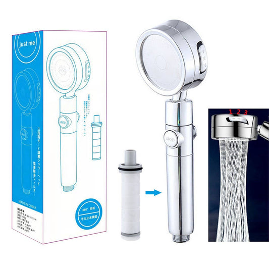 THREE-SPEED WATER ADJUSTMENT SHOWER HEAD