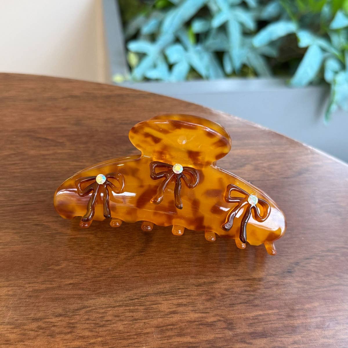 CWAHA4520_SWEET AND CUTE DIAMOND BOW HAIR CLIP