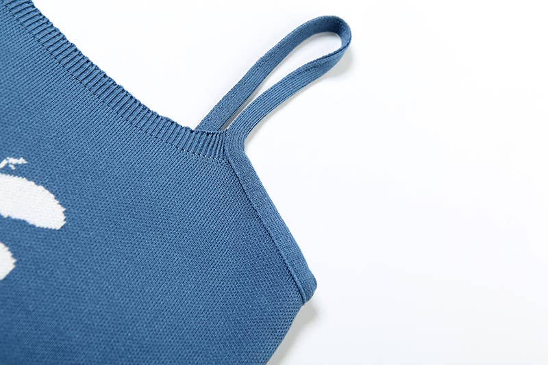 Comfy Sexy Floral Knit Crop Cami Top