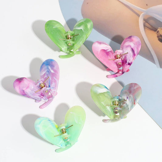 ALL-MATCH GRADIENT HEART HAIRPIN_CWAHA2251