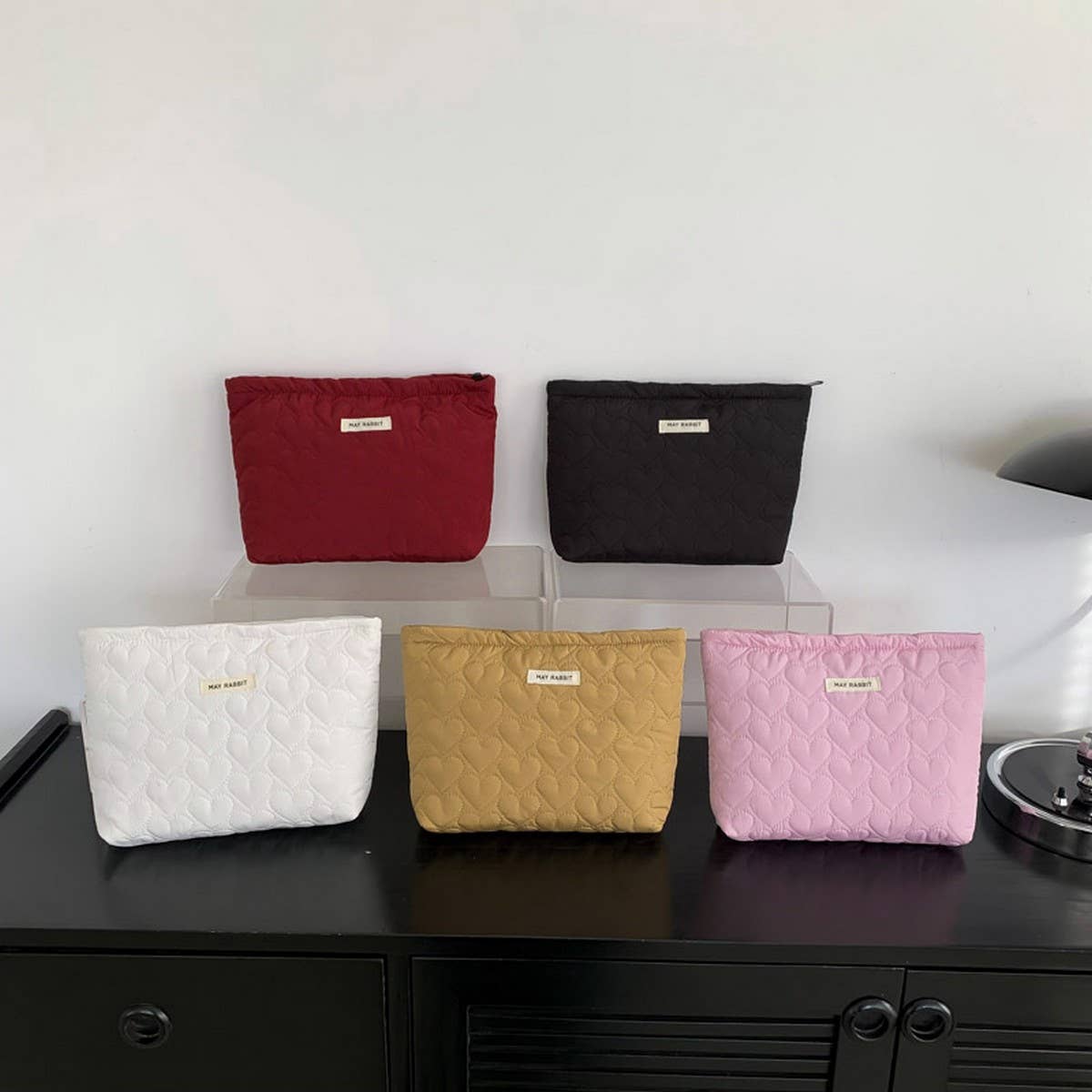NEW COTTON HEART HAND-HELD PORTABLE COSMETIC BAG_CWAB4404