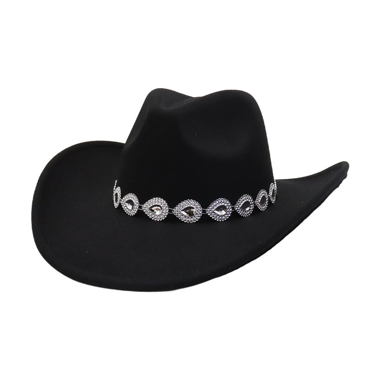 New Autumn Winter Western Ethnic Wide Brim Hat_CWAH04476