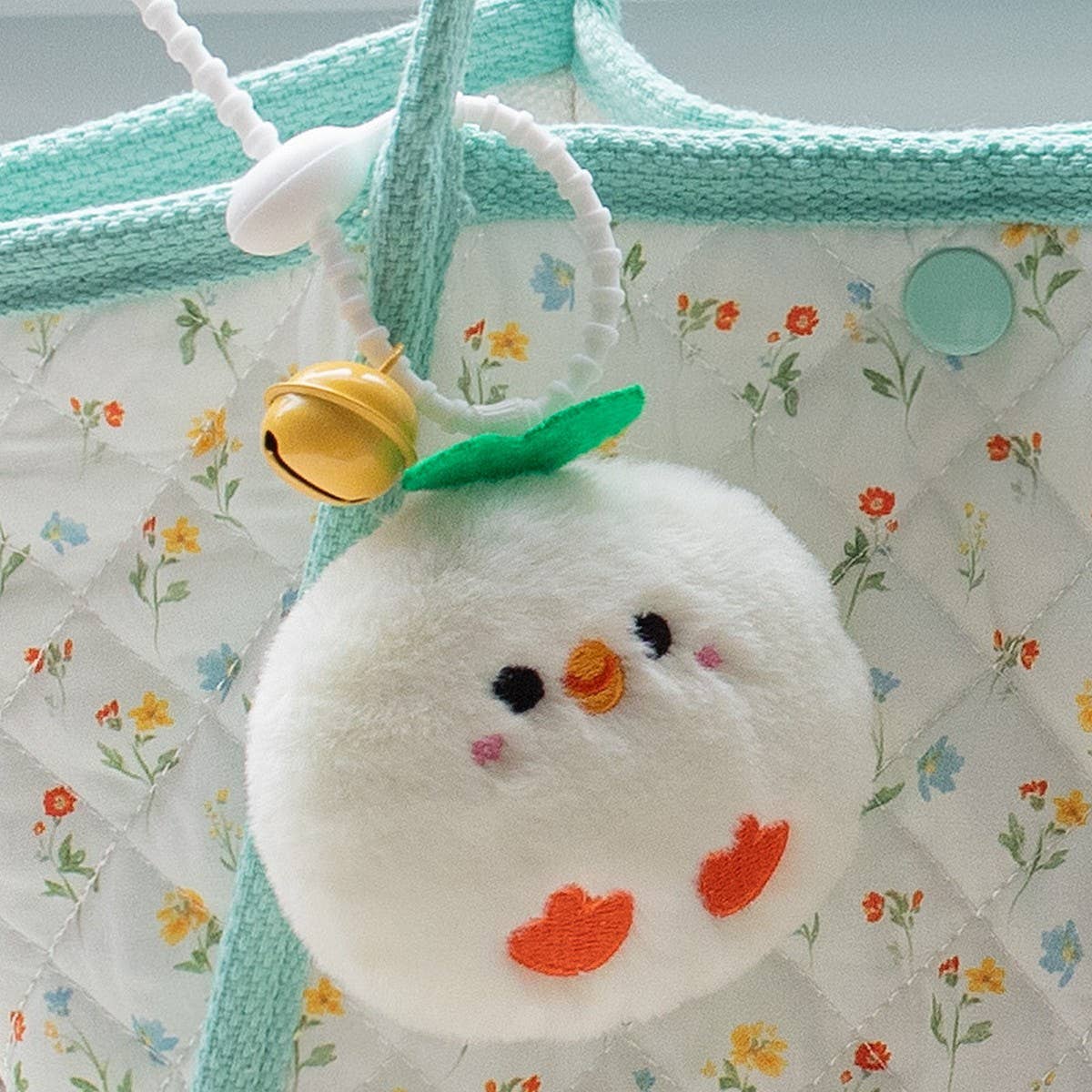 Quilted Canvas Tote Bag ??Fresh & Cute_CWAB5602