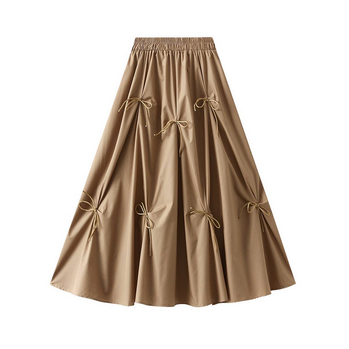HIGH WAIST A-LINE SKIRT TEMPERAMENT UMBRELLA SKIRT