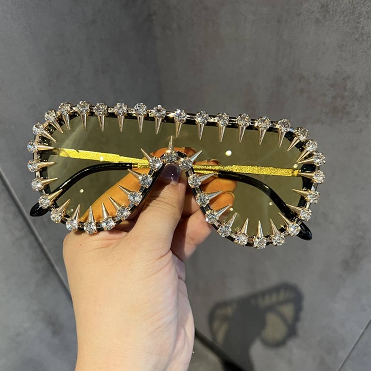 PERSONALIZED PUNK ONE-PIECE FUNNY SUNGLASSES_CWASG0757